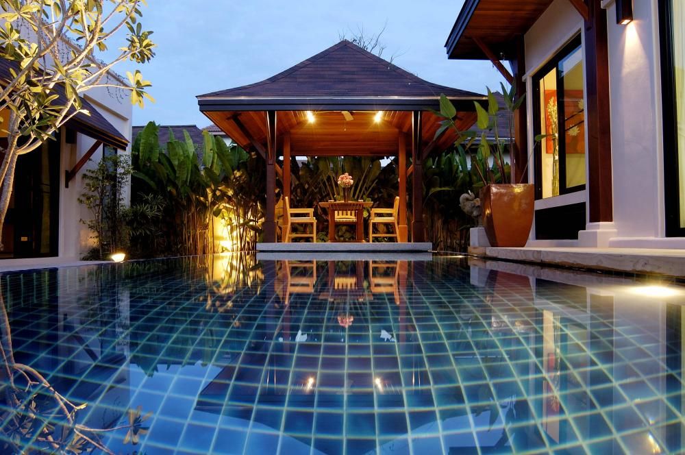 Two Villas Holiday Phuket Oxygen Style Bang tao Beach расположение вилл.